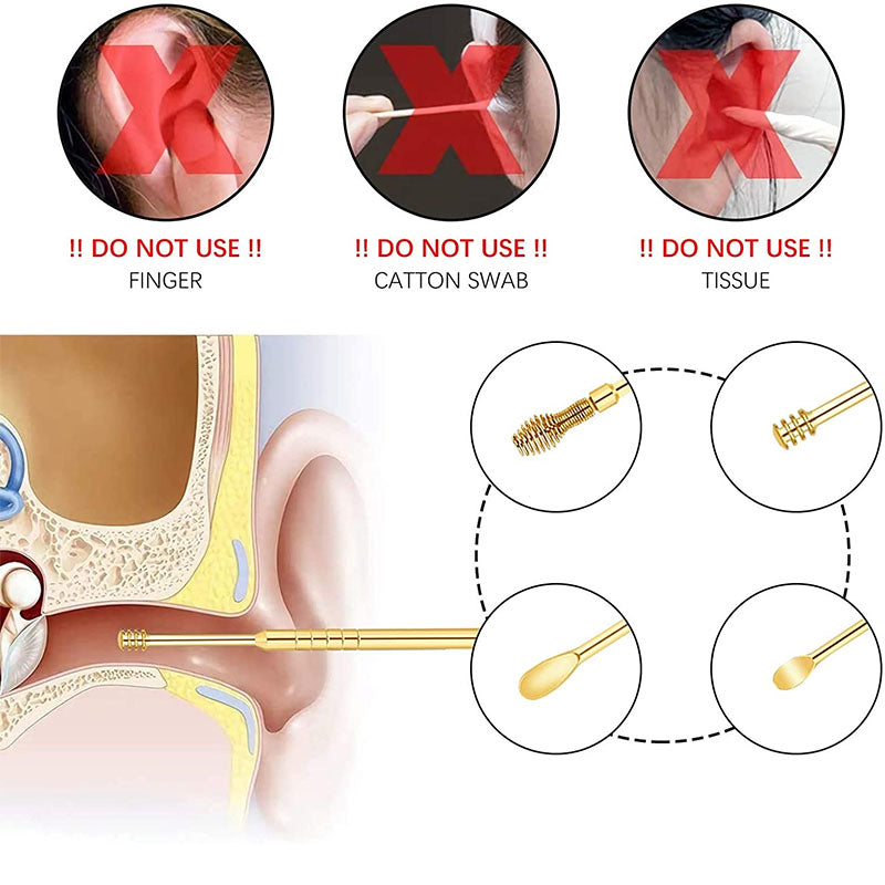 Ear Wax Cleaner Tool Kit – Set Of 6 Pieces