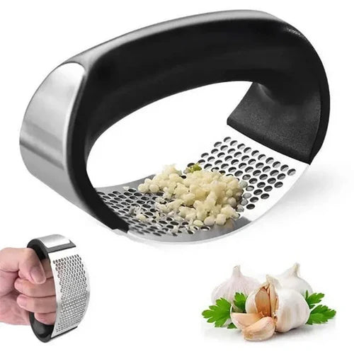 Garlic Press Metal Ginger Garlic Chopper Crusher Stainless Steel Hand Press Garlic Tools