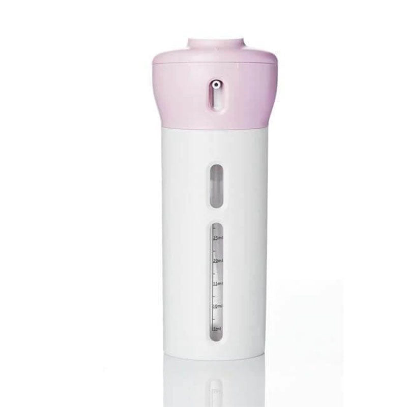 SMART REFILLABLE 4 IN 1 TOILETRIES TRAVEL DISPENSER