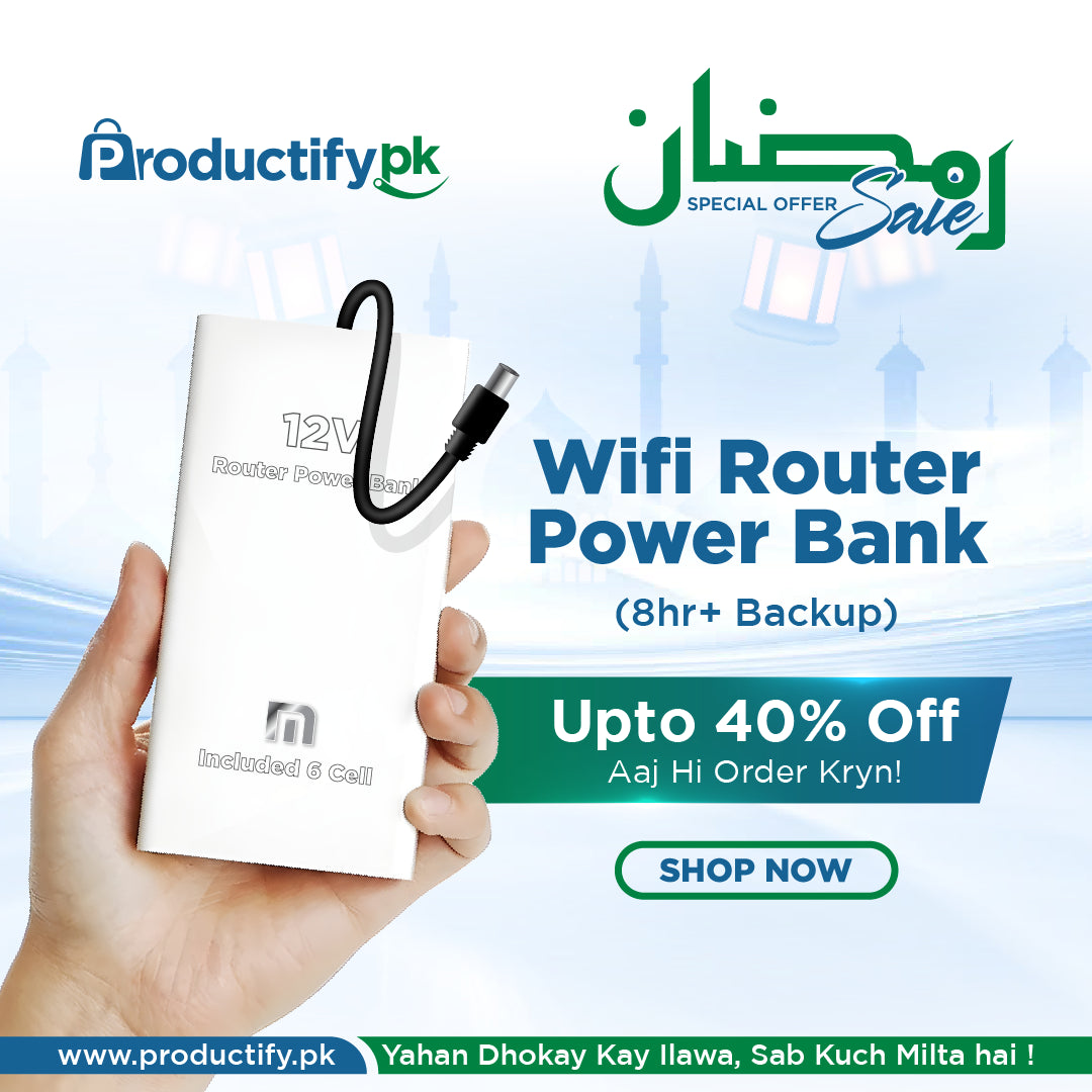 Wifi Router Power Bank (8hrs Battery)