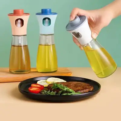 Press-Type Oil Spray Bottle – Precision Mist for Healthy Cooking