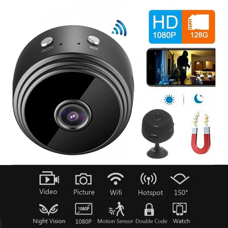 A9 Hot Mini Camera 1080P HD WiFi (HIGH QUALITY)